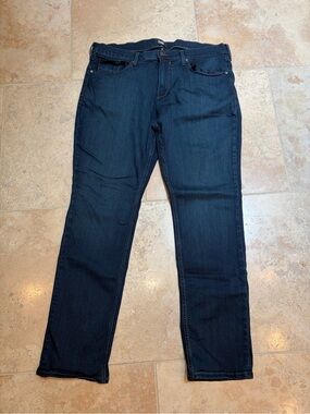 Paige Men's Dark Blue Federal Straight-Leg Jeans